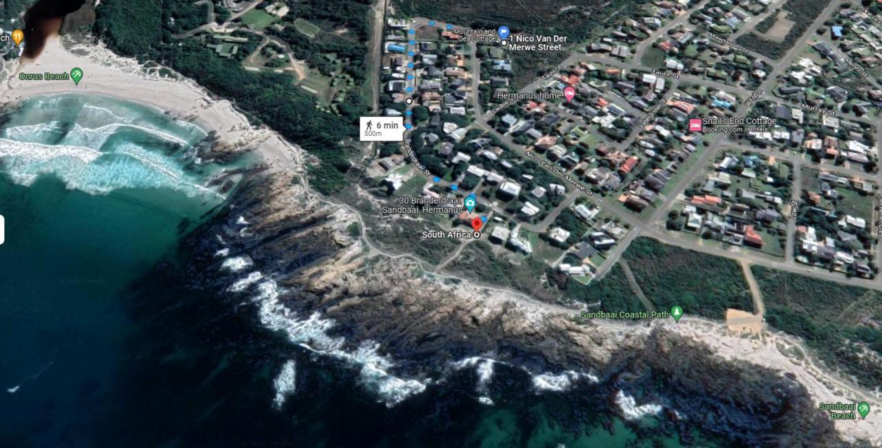 Mountain And Sea Cottage Hermanus Exteriör bild